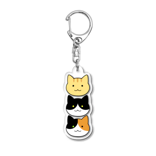 小さな3匹のアクキー Acrylic Key Chain