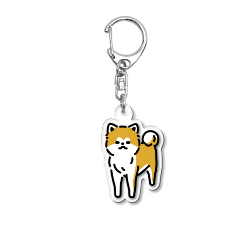 なごむ〜秋田犬 Acrylic Key Chain