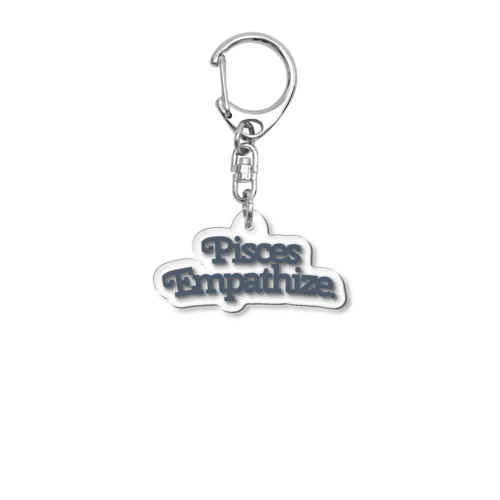 【魚座】Pisces Empathize.(うお座は共感する) Acrylic Key Chain