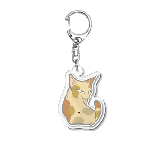 裏ボスぶち猫 Acrylic Key Chain