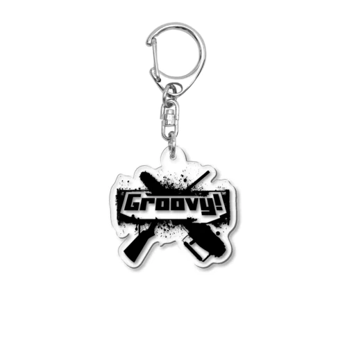 Groovy!(イカすぜ) Acrylic Key Chain