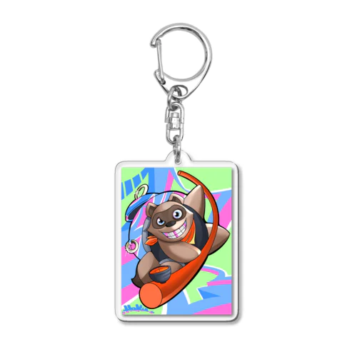 ぶんぶくたぬき Acrylic Key Chain