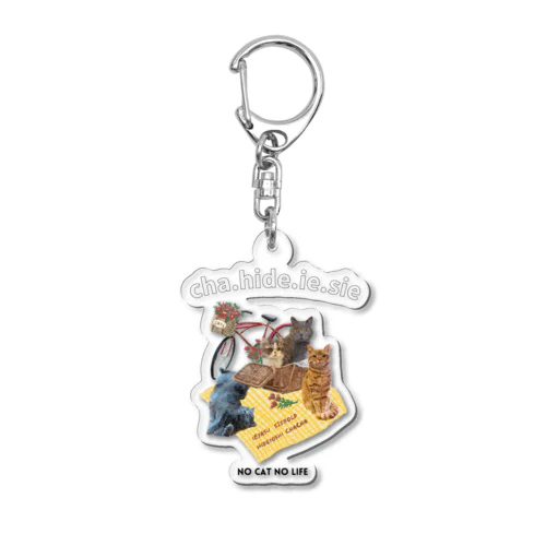 Chahideyasuc　hareame Acrylic Key Chain