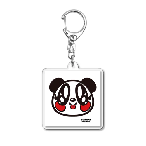 LOVERS HOUSE 顔だけメリー　白 Acrylic Key Chain