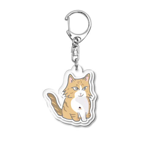 ノルウェーじゃん猫 Acrylic Key Chain