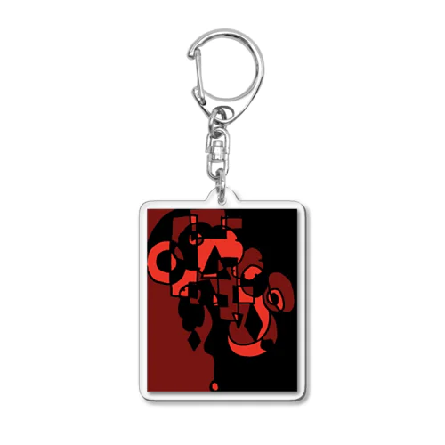 赤黒 Acrylic Key Chain