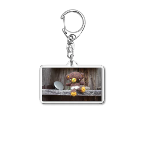あみぐるみのくまちゃん Acrylic Key Chain