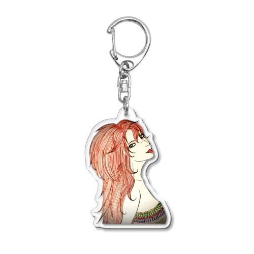 自信 Acrylic Key Chain