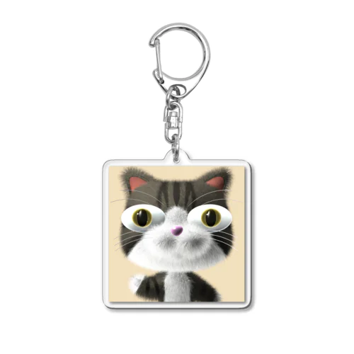 きじとら猫 Acrylic Key Chain