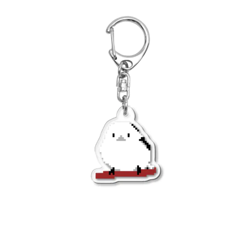 雪の妖精シマエナガさん・おえかきランドにて Acrylic Key Chain