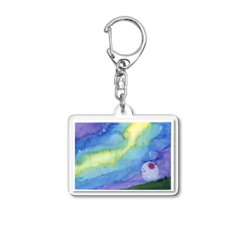 おばけちゃんのお空観測 Acrylic Key Chain