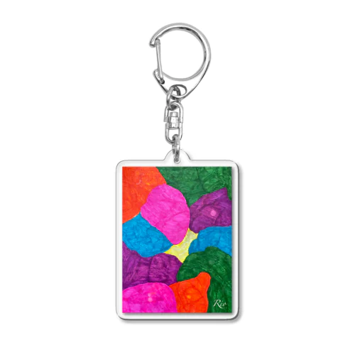 Rie 小さな画伯 Acrylic Key Chain