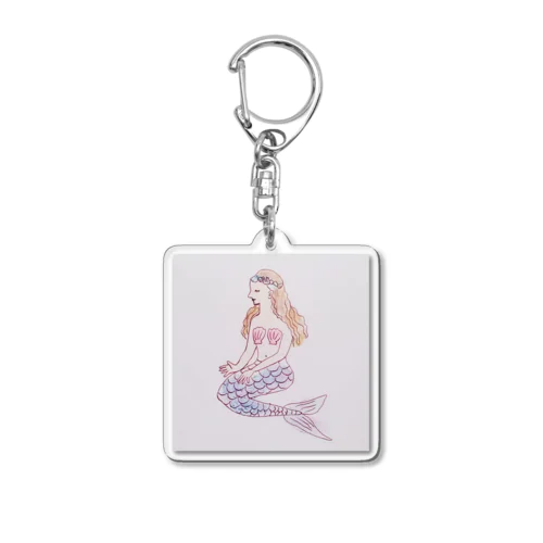 人魚姫 Acrylic Key Chain