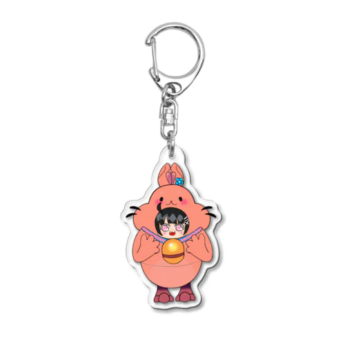 FALLGUYS版のれなち Acrylic Key Chain