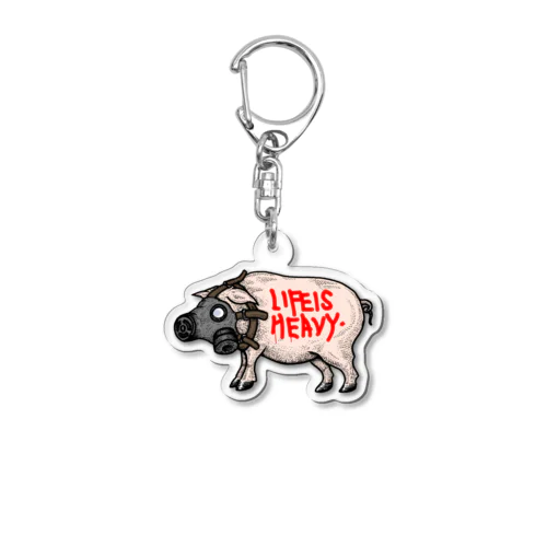 ガス豚アクリルキーホルダー Acrylic Key Chain