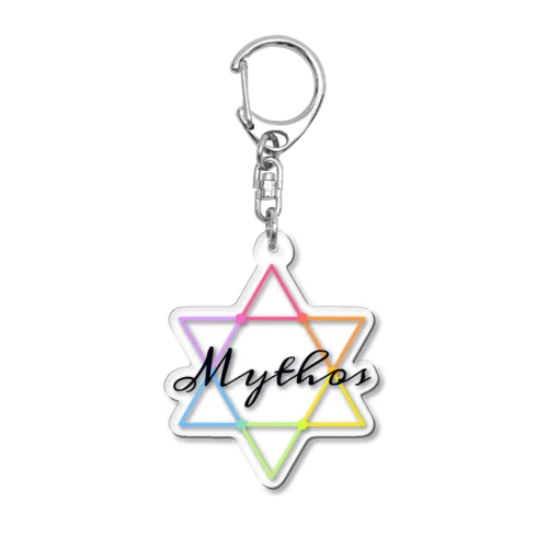 Mythos/Hexagram・黒 Acrylic Key Chain