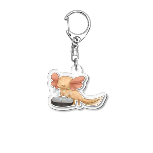 ぶくぶくゴールデンウパちゃん Acrylic Key Chain