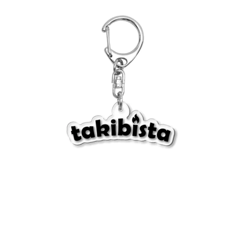 takibista_round Acrylic Key Chain