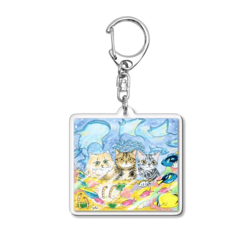 ニャンズ旅行記(Okinawa) Acrylic Key Chain