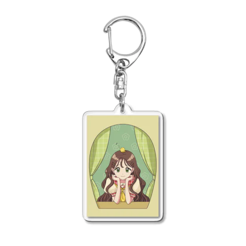 窓際のあの子 Acrylic Key Chain