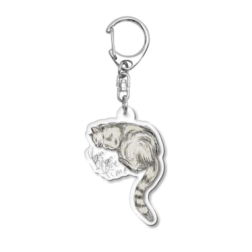 ねむりおおねこのグッズ Acrylic Key Chain