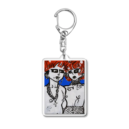 PUNKGIRL Acrylic Key Chain