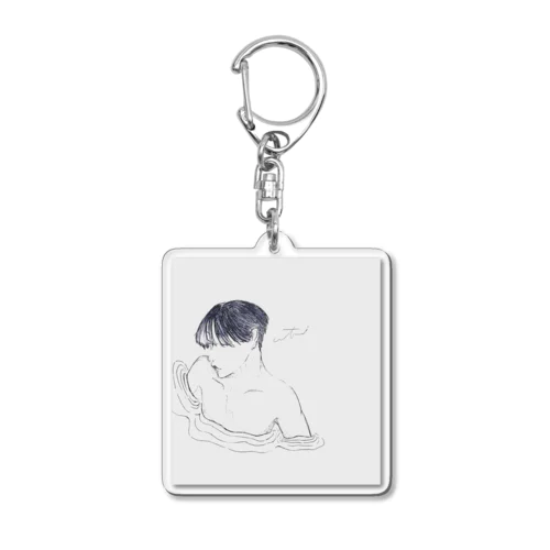 Melancholy Acrylic Key Chain