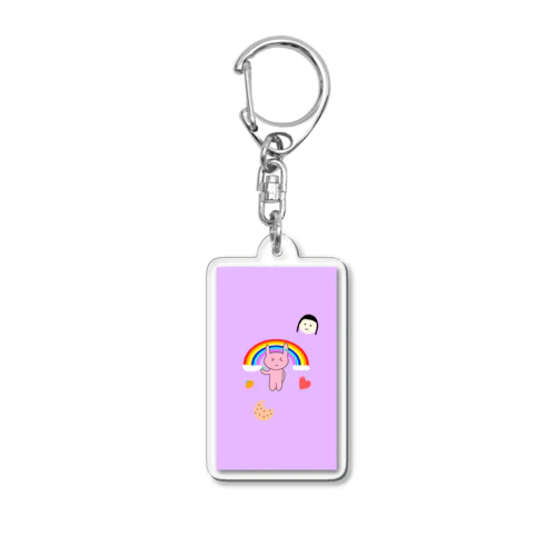 星ウサといろいろ Acrylic Key Chain