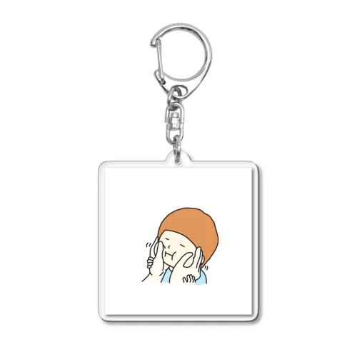 ほっぺむにむに Acrylic Key Chain