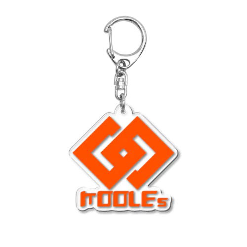 KOOLEslogo olange アクリルキーホルダー