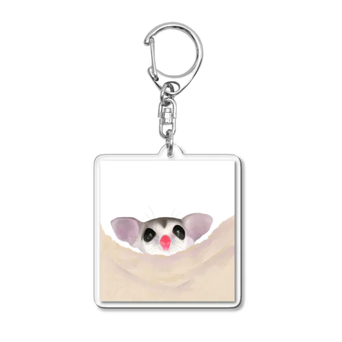 フクロモモンガの合歓ちゃん Acrylic Key Chain