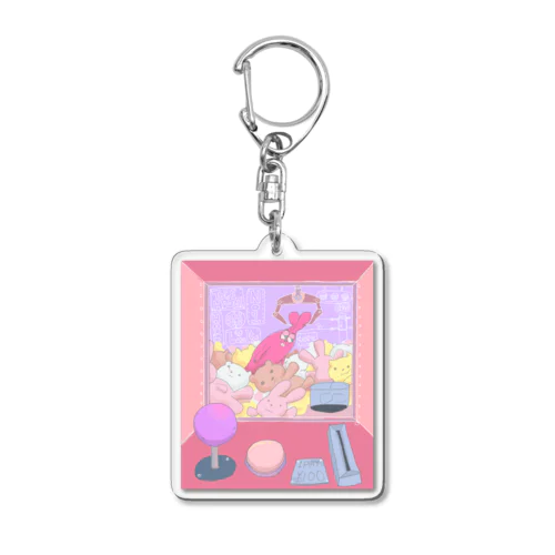 ゆーふぉーキャッチャー。何か取れそう？にほん Acrylic Key Chain