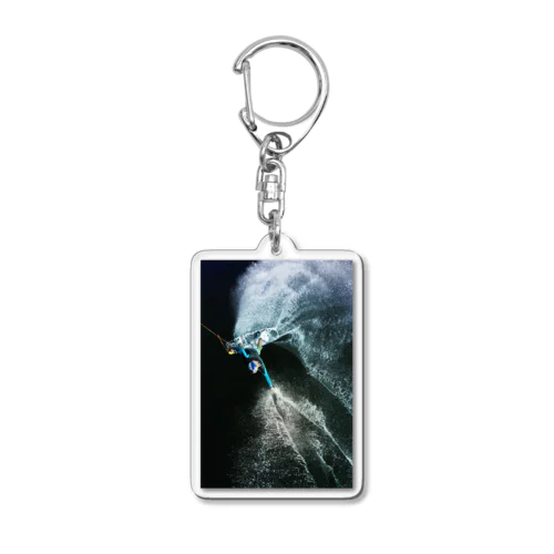 Cable Wakeboarding  Key Ring Acrylic Key Chain