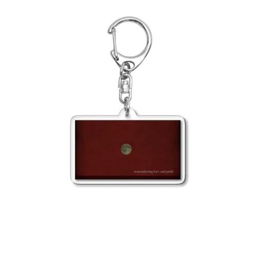 remembering love and pride Acrylic Key Chain