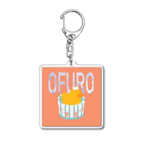 OFURO あひる Acrylic Key Chain