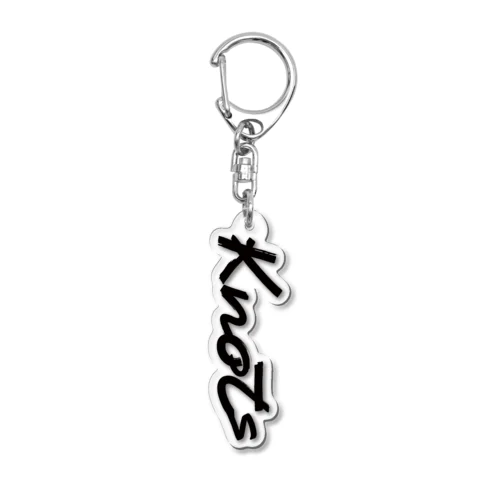 Knots アクリルキーホルダー ブラック Acrylic Key Chain