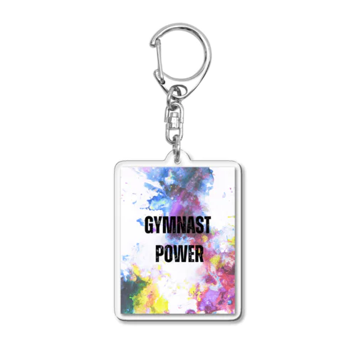 GYMNAST POWER 体操　器械体操　GYMNASTICS Acrylic Key Chain