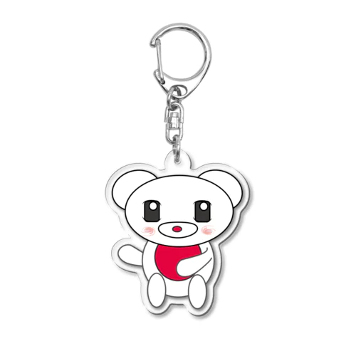 可愛いクマのぬいぐるみ「cute teddy bear」 Acrylic Key Chain