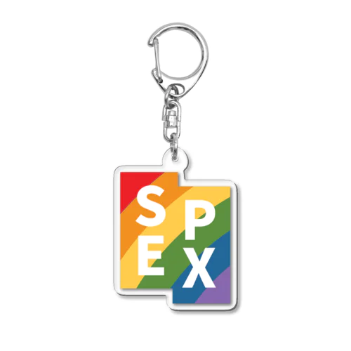 SPEX YEAR2022 SOFT RAINBOW Acrylic Key Chain