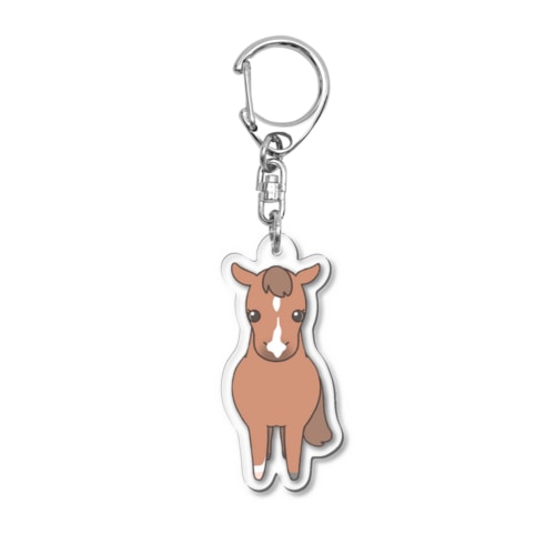 ゆるかわ馬　アルちゃん Acrylic Key Chain