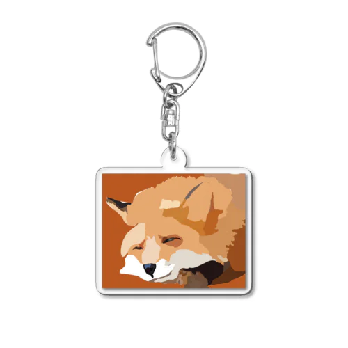 きつねさん Acrylic Key Chain