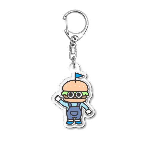 バーガーJr.(レタス) Acrylic Key Chain