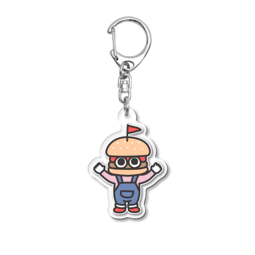 バーガーJr.(トマト) Acrylic Key Chain