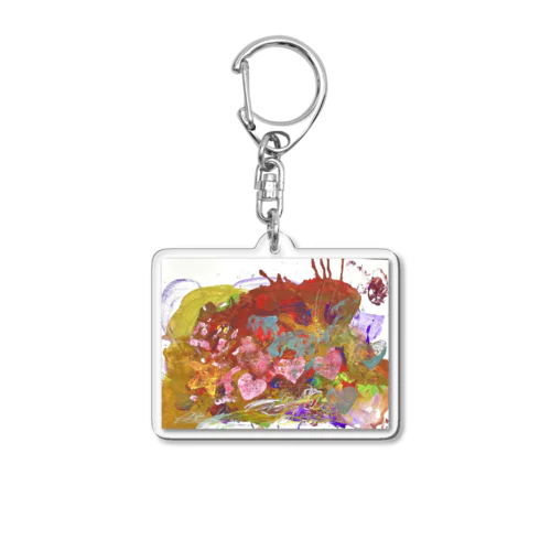 love Acrylic Key Chain