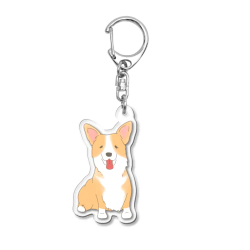 ゆるカワ犬🐶コーギー Acrylic Key Chain