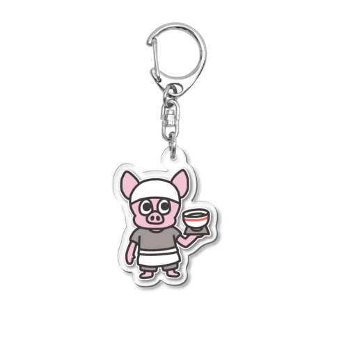 とんこつ店長 Acrylic Key Chain