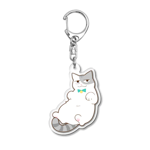 【ブラ猫】モフ田くんのアクキー Acrylic Key Chain