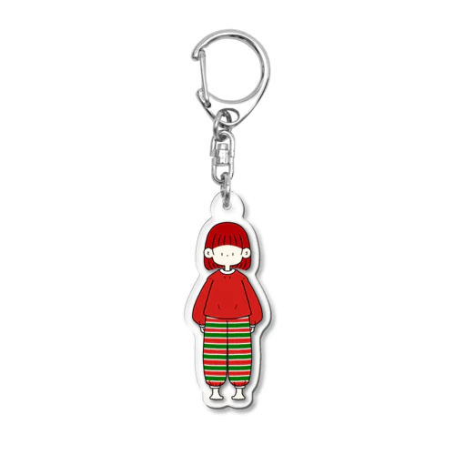 🔴🟢スウェットちゃん🟢🔴 Acrylic Key Chain