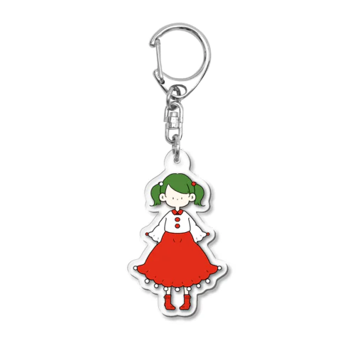 🔴🟢ワンピースちゃん🟢🔴 Acrylic Key Chain