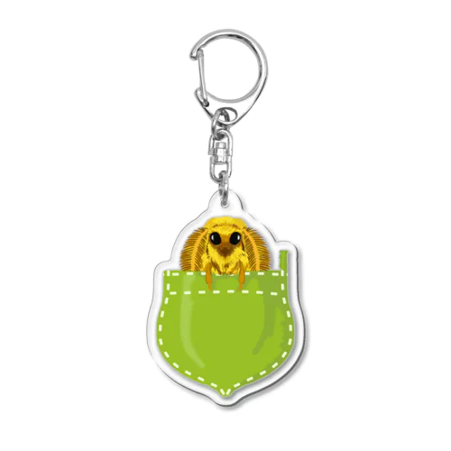 ポケットからウスタビガ Acrylic Key Chain